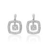 Image 1 : Natural 1 CTW Diamond Earrings 14K White Gold - REF-125H3W