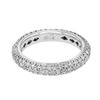 Image 1 : Natural 1.15 CTW Diamond Band Ring 14K White Gold - REF-90H2W