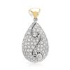 Image 1 : Natural 1.86 CTW Diamond & Pendant 18K Two Tone Gold - REF-233Y3N