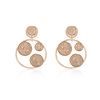 Image 1 : Natural 1.09 CTW Diamond Earrings 14K Rose Gold - REF-93Y6N