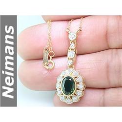 Estate 3.75 ct Aquamarine & Diamond Ring 14kt Gold CERT