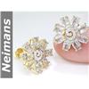 Image 1 : USGL CERTIFIED.25 ct Diamond Stud Earrings 14kt Gold
