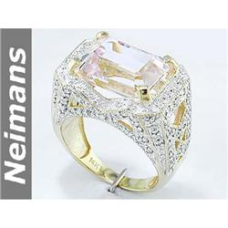 USGL Certified 5.00 ct Aquamarine Bracelet 14kt Gold