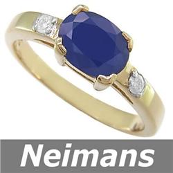 1.50 ct Pink Tourmaline & Diamond Ring 14k Gold