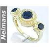 Image 1 : 1.50 ct Green Tourmaline & Diamond Ring 14k GEM