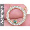 Image 1 : CERT 9.5 MM Tahitian Pearl, Sapphire & Diamond Earrings