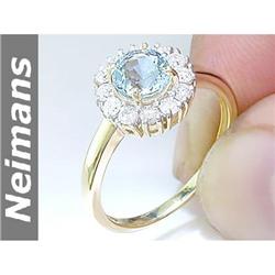 Rare 2.00 ct Certified Tanzanite & VS Diamond Ring 14kt