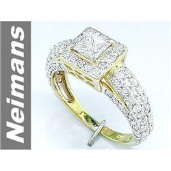 Antique Gem 1.75 ct Green Tourmaline & Diamond Ring 14k