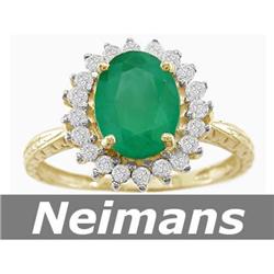Victorian 3.25ct Certified Tourmaline & VS Diamond Ring