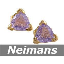 Gem Certified 1.00 ct Tanzanite & Diamond Ring 14k Gold