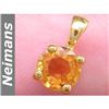 Image 1 : .50 ct Citrine Pendant 14kt Gold USGL CERTIFIED