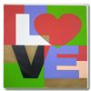 Image 1 : Steve Kaufman (1960-2010), "LOVE" Hand Signed and Numbered Limited Edition Hand