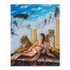 Image 1 : Eugene Poliarush, "Queen Erica" Original Oil on Canvas; Hand Signed and with COA