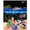Image 2 : "Sand Bar 1" Mural Limited Edition Hand-Embellished Giclee on Canvas (42" x 53")