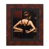 Image 1 : Fabian Perez, "Medias Negras VI" Framed Hand Textured Limited Edition Giclee on