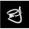 0.70 ctw Diamond Ring - 14KT White Gold