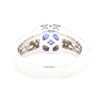 Image 3 : 1.86 ctw Sapphire and Diamond Ring - 14KT White Gold