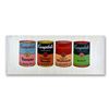Image 1 : Steve Kaufman (1960-2010), "4 Soup Cans State One" Hand Signed HC Edition Hand P