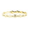 Image 2 : Italian Fancy Link Bracelet - 14KT Yellow Gold