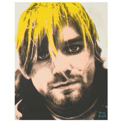 "Ringo" Daniel Funes "Kurt's Music Notes" Original Mixed Media On Canvas