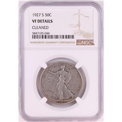 1927-S Walking Liberty Half Dollar Coin NGC VF Details