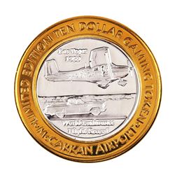 .999 Silver McCarran International Airport Las Vegas, NV $10 Limited Gaming Token