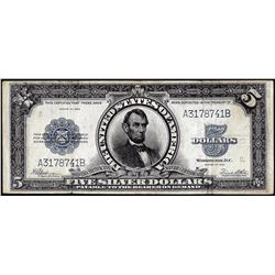 1923 $5 Porthole Silver Certificate Note
