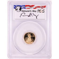 2015-W $5 Proof American Gold Eagle Coin PCGS PR70DCAM Moy Signature FDOI Washington