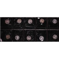 Lot of (10) Disney Mickey & Minnie Mouse 1/20 oz. .999 Fine Silver Coin Rounds