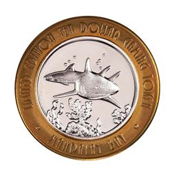 .999 Fine Silver Mandalay Bay Las Vegas, Nevada $10 Limited Edition Gaming Token