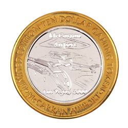 .999 Silver McCarran International Airport Las Vegas, NV $10 Limited Gaming Token