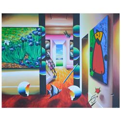 Ferjo "Serenity Is Calling" Original Oil On Canvas