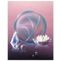 Ken Shotwell "Crystal Blue" Original Acrylic On Board