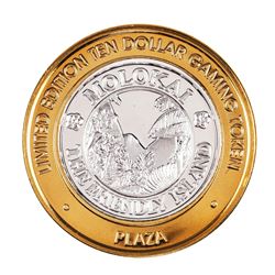 .999 Silver Plaza Hotel & Casino Las Vegas, NV $10 Limited Edition Gaming Token