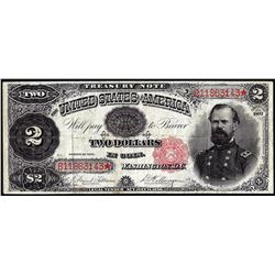 1891 $2 Treasury Note