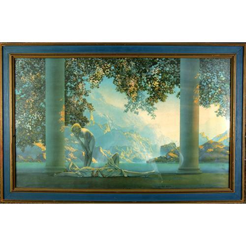 Maxfield Parrish Daybreak Lithograph From 1922