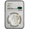 Image 2 : 1884-O $1 Morgan Silver Dollar Coin NGC MS61 CAC Amazing Toning