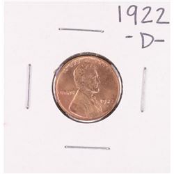 1922-D Lincoln Wheat Cent Coin