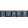 Image 1 : GREAT BRITTAIN #4 (FIVE VARIETY WITH IVORY HEAD VARIETY (SG#14c))