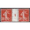 Image 1 : France #171 XF-NH GUTTER PAIR No1