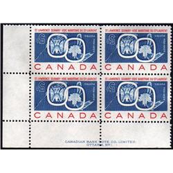 #387a XF-NH INVERTED SEAWAY PLATE BLOCK OF 4