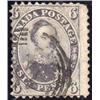 Image 1 : CANADA #13 F-VF C$6750.00 *RARE* (6d BROWN VIOLET)