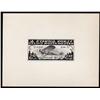 Image 1 : #CL42 VARIETY WITH REVERSE DIE PROOF IN BLACK ON CARD
