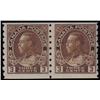 Image 1 : #129 VF NH COIL PAIR PERF 8 VERTICAL