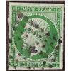 Image 1 : France #13b VF USED NO FAULTS YVERT#12b DARK GREEN SHADE BIG MARGIN