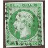 Image 1 : France #13b VF USED NO FAULTS YVERT#12b DARK GREEN SHADE