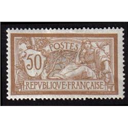 France #123 MINT H BROWN SHADE