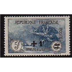 France #B19 MINT LH  DARK BLUE SHADE