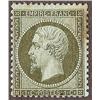 Image 1 : France MINT #22a (Yvert #19a) F-VF LH ---- STAMP HAS MINOR FOLD AND TONED AT UR   CAT185€