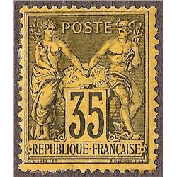 France MINT #94 (Yvert #93) F-VF LH CAT690€    STAMP HAS TWO MINOR PAPER SPOT ON BACK